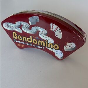 Bendomino Red Dominoes Game by
